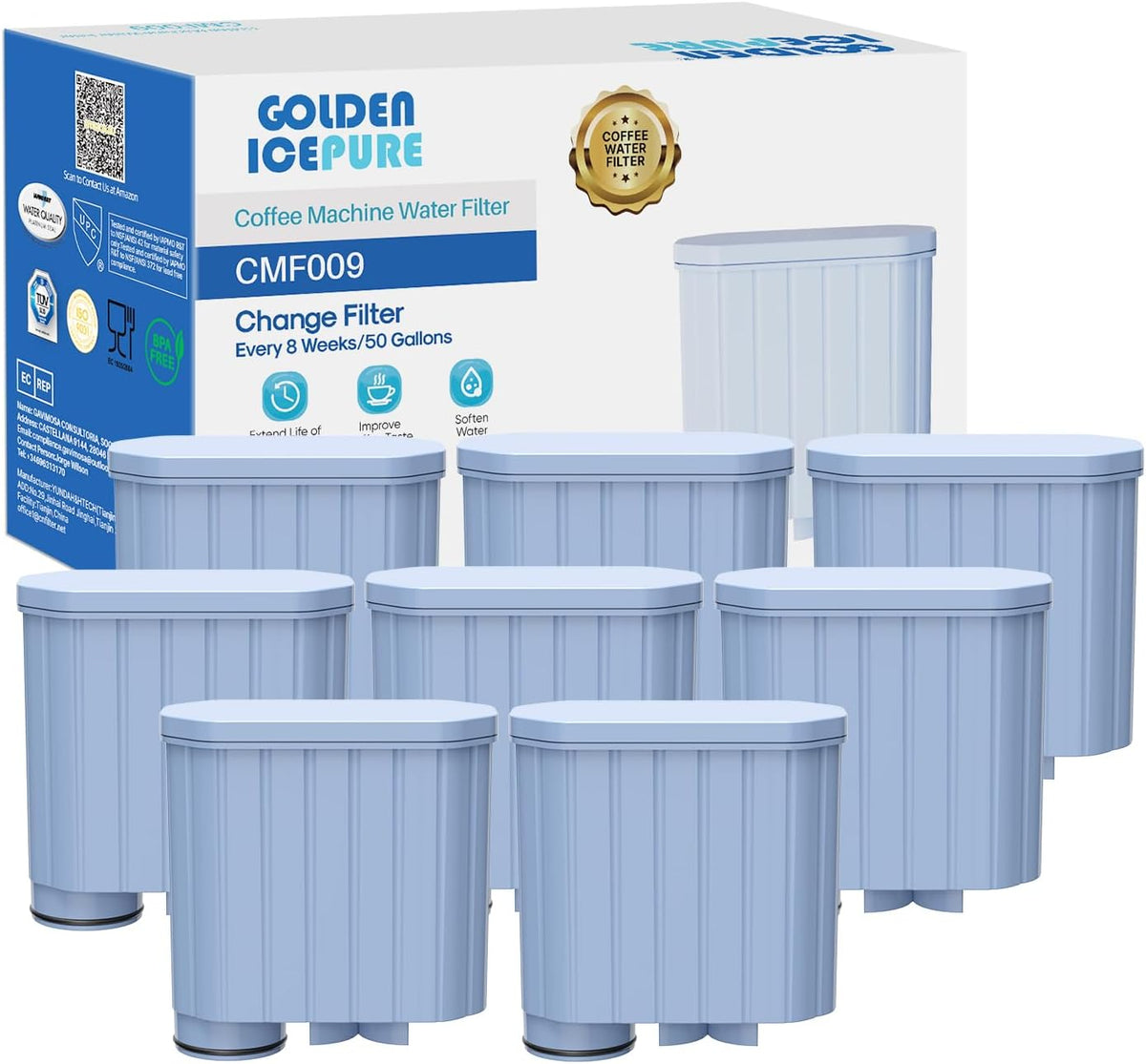 Filter za Vodu za Philips Aqua Clean i Saeco – CA6903/10, CA6903/22 - 8 Komada