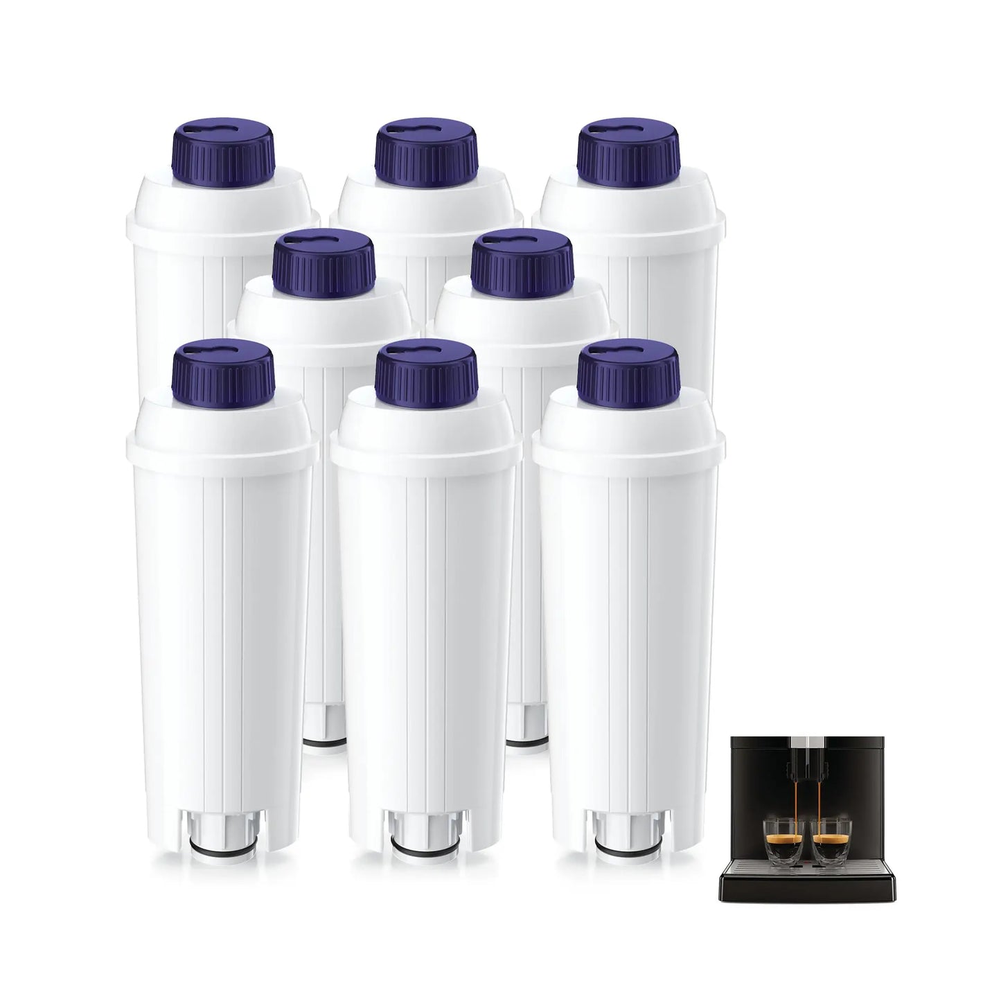 Pakiranje od 8 Arethone De'Longhi DLSC002 vodeni filtera za kavu