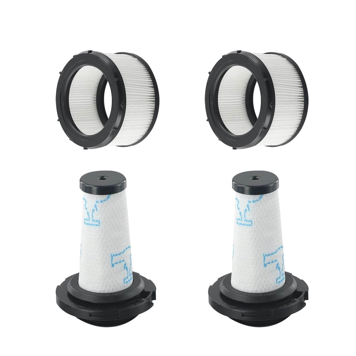 Zamjenski Filteri kompatibilni s ZR009010 i ZR009012, 2 Pred-filtera + 2 Motorna Filtera