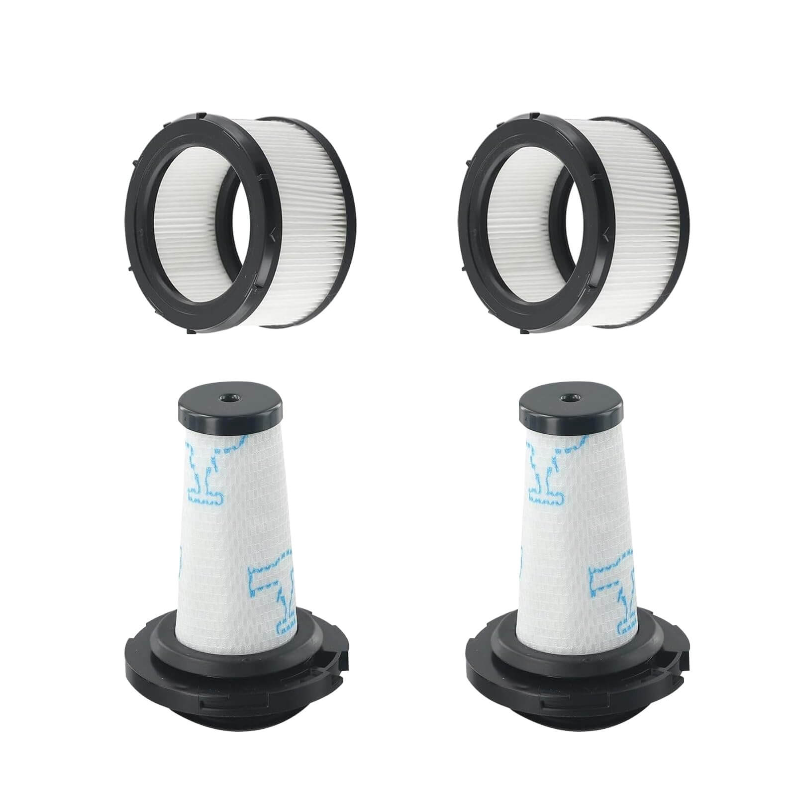 Zamjenski Filteri kompatibilni s ZR009010 i ZR009012, 2 Pred-filtera + 2 Motorna Filtera