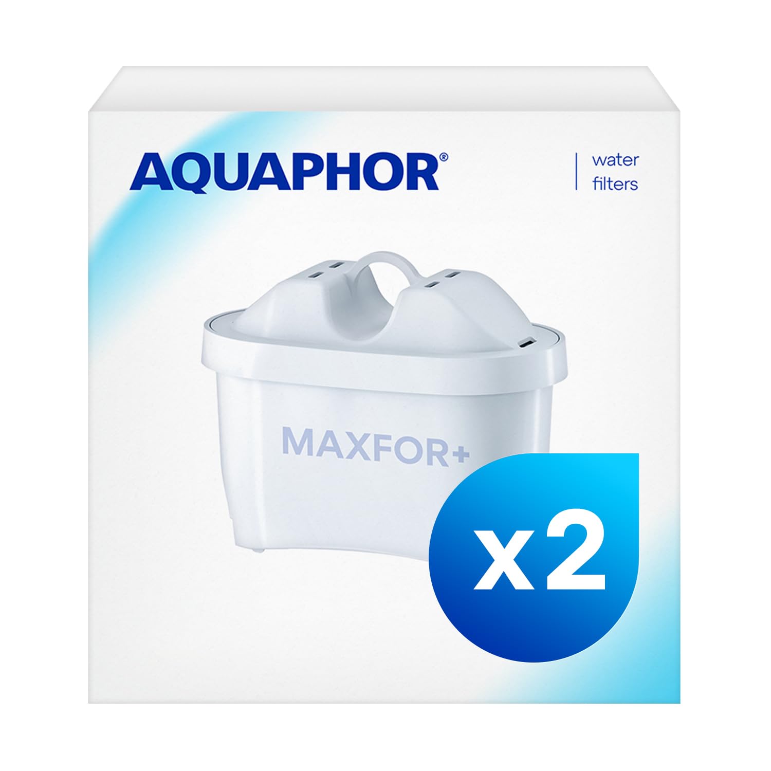 MAXFOR+ filter uložak s AQUALEN tehnologijom – pakiranje 2 komada – kompatibilan s BRITA i AQUAPHOR vrčevima
