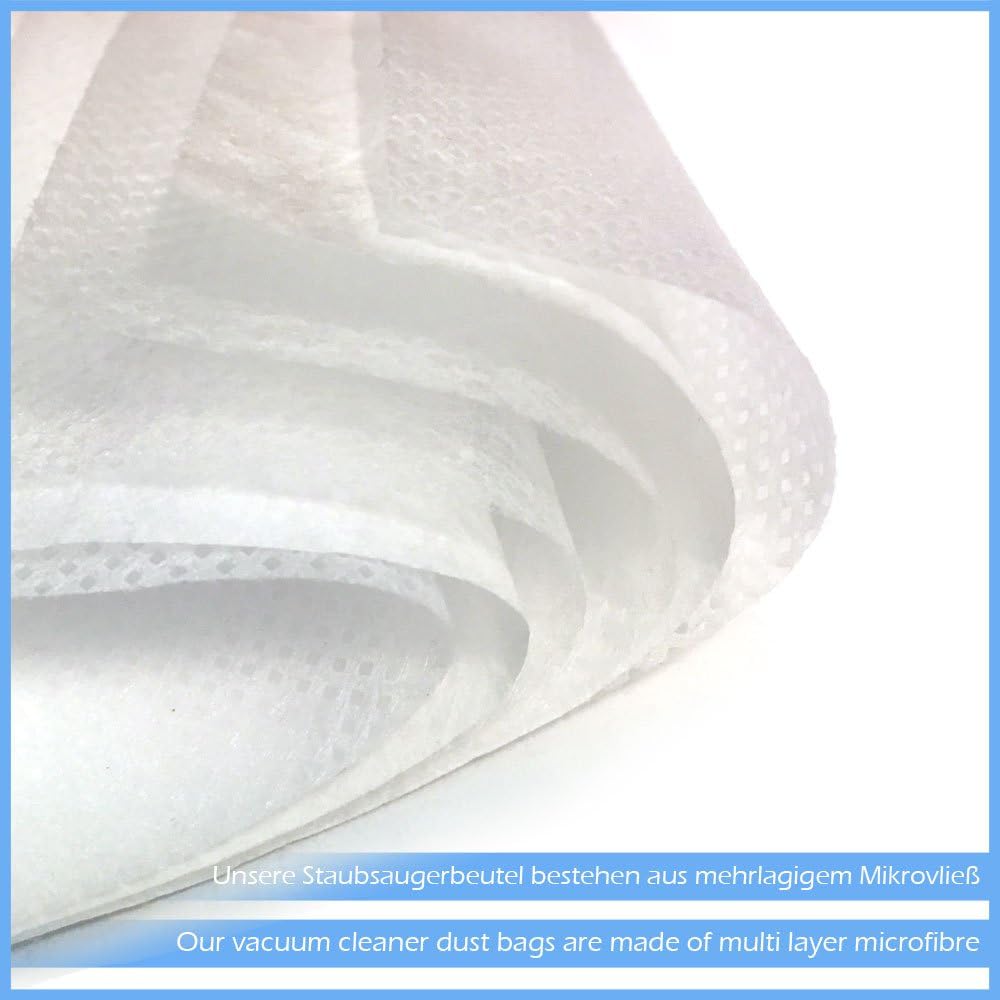 Detaljni slojevi zamjenske vrećice za Philips, AEG i Electrolux usisavače – precizno pristajanje