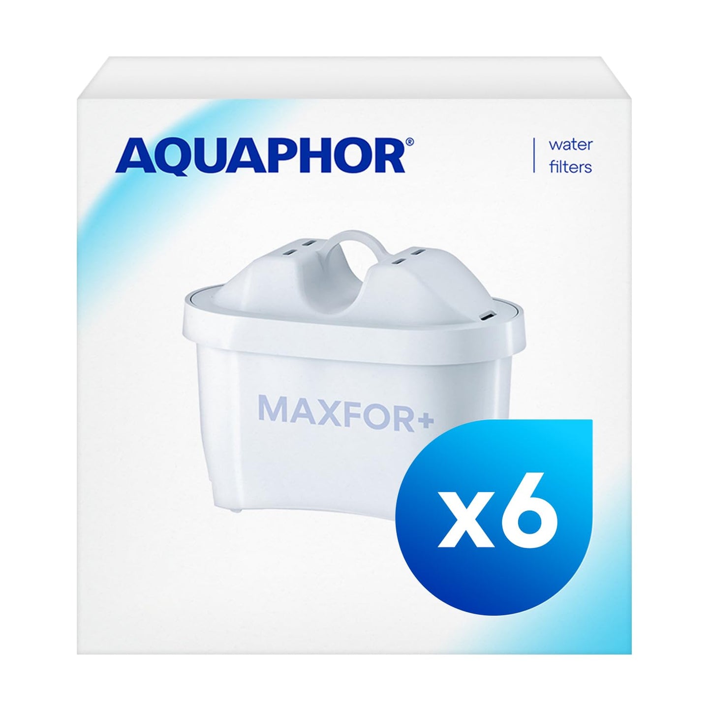 MAXFOR+ filter uložak s AQUALEN tehnologijom – pakiranje 6 komada – kompatibilan s BRITA i AQUAPHOR vrčevima