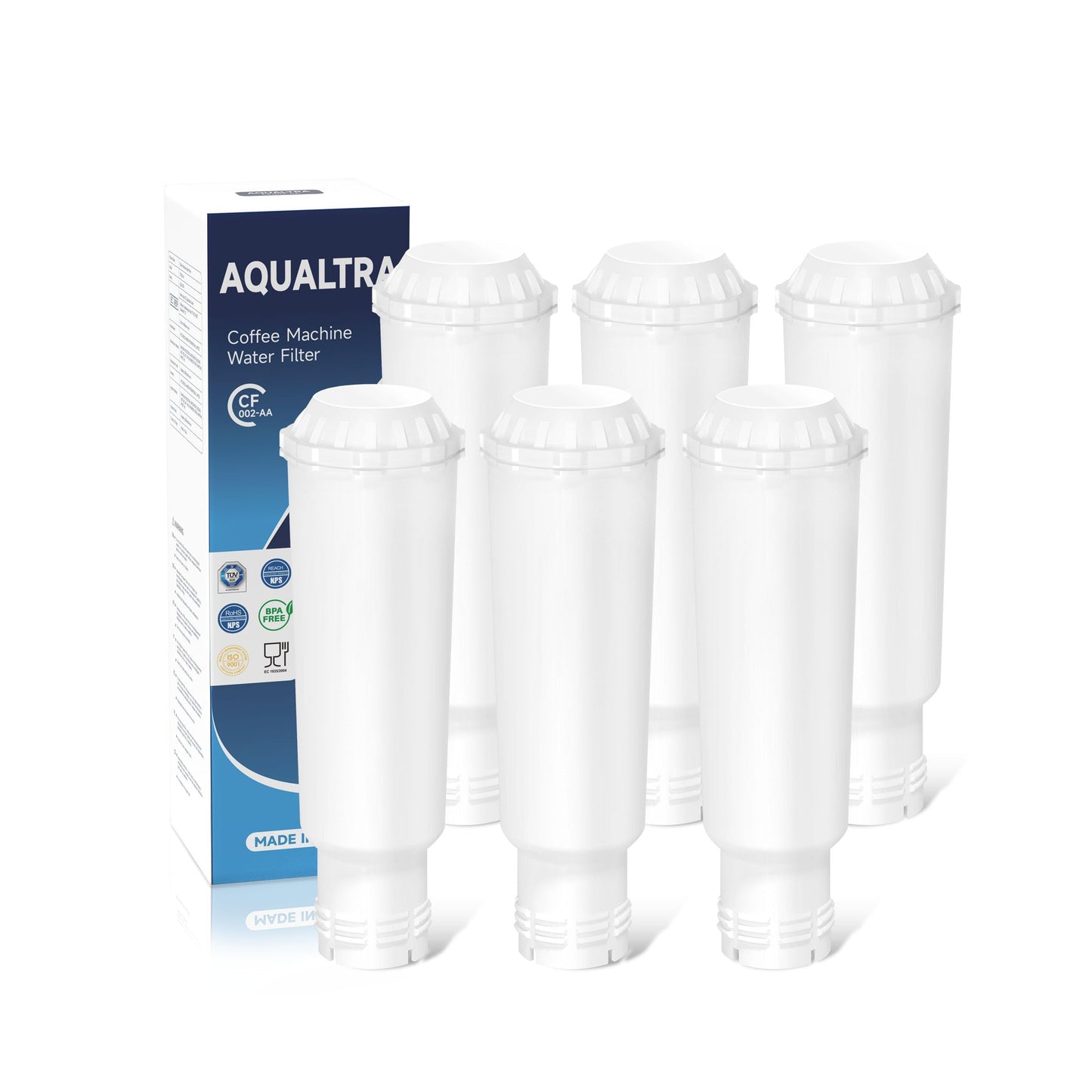 "Aqualtra F088 filter za kavu, zamjena za Claris Aqua i druge modele, pakiranje 6 komada"