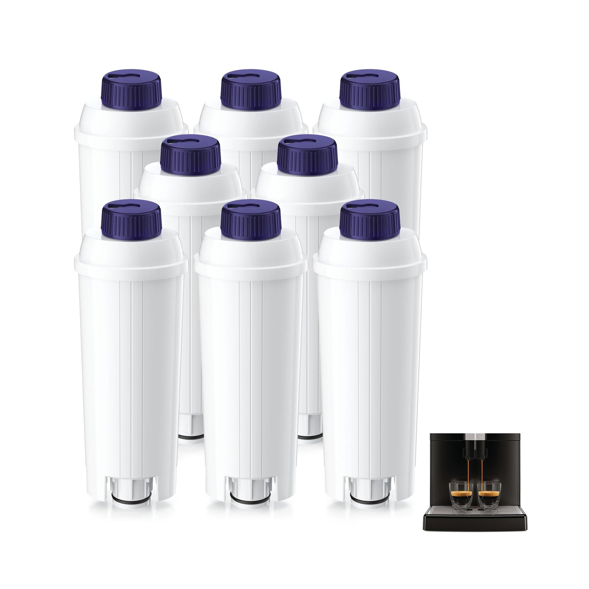 "Pakiranje od 8 Arethone De'Longhi DLSC002 vodeni filtera za kavu"