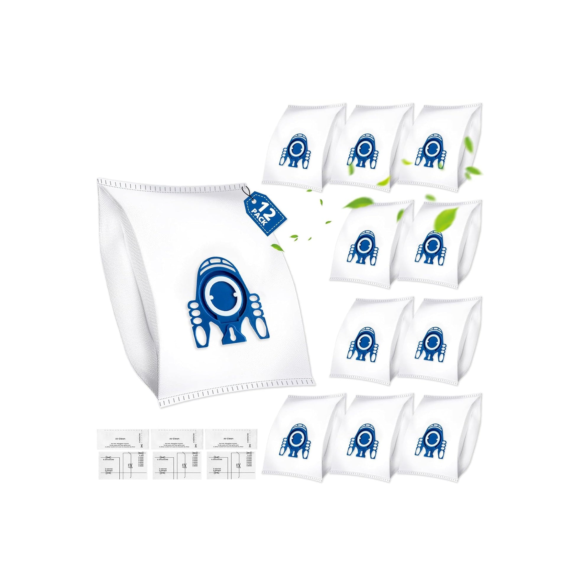 "Celberena 12 zamjenskih vrećica za usisavač  + 4 filtera– kompatibilne s Miele uređajima"