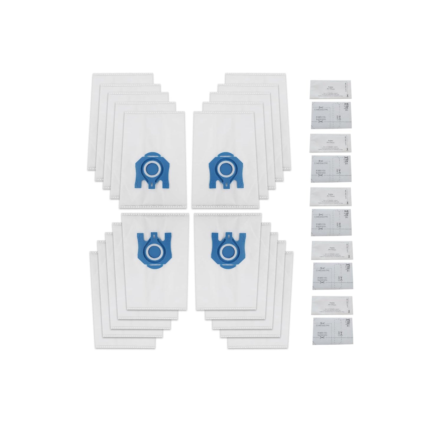 "Sanawatec zamjenske vrećice za usisavač – 20 kom + 10 univerzalnih mikrofiltera u pakiranju"