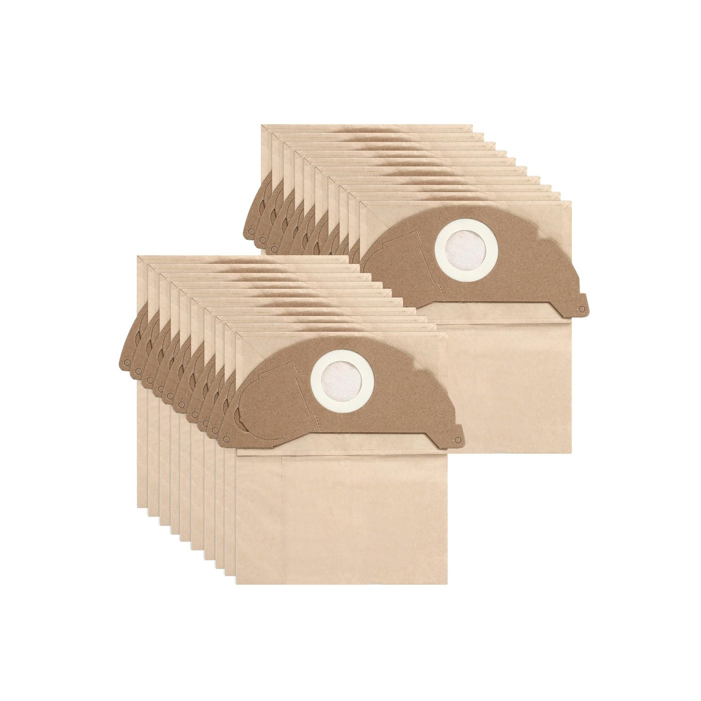 "lika 1 – prikaz vrećica:\n\"Zamjenske papirnate vrećice za usisavač Kärcher WD2 – pakiranje od 20 komada"