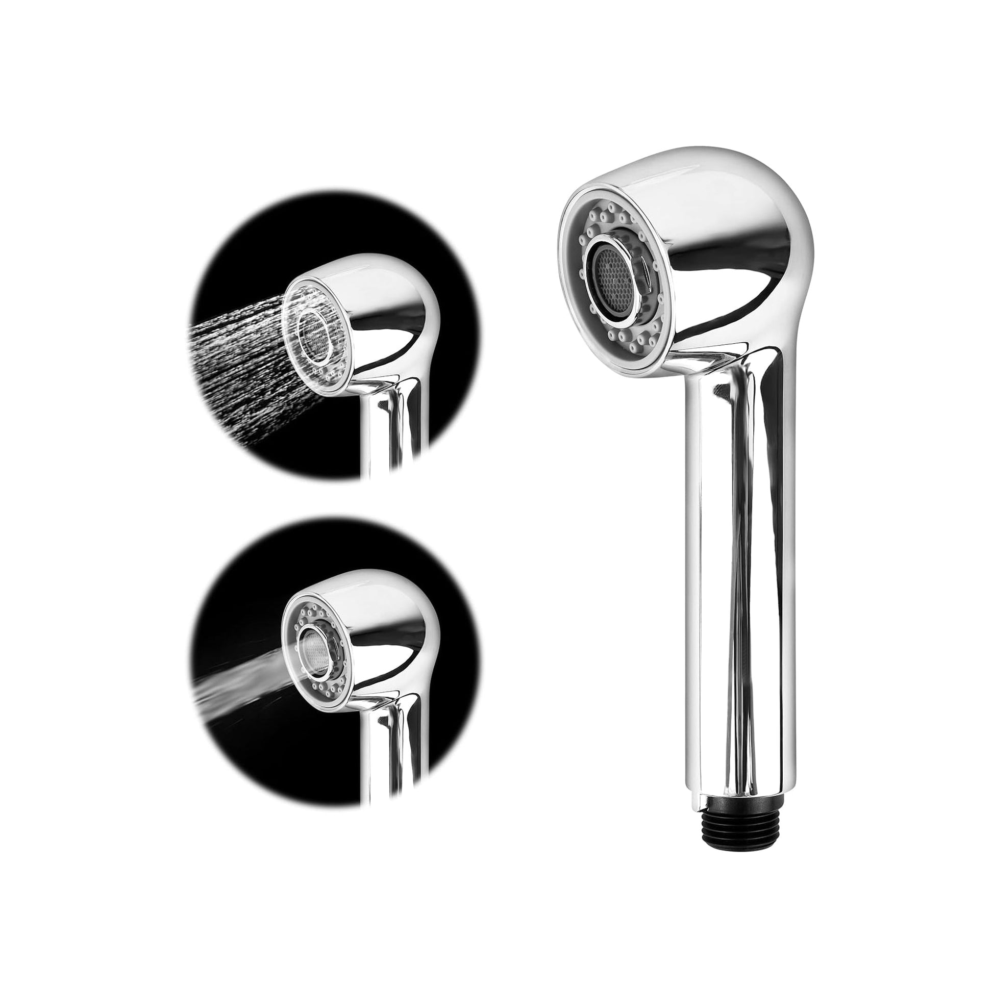 "amjenski kuhinjski tuš s 2 funkcije ispuštanja vode – ušteda vode, kromirani"