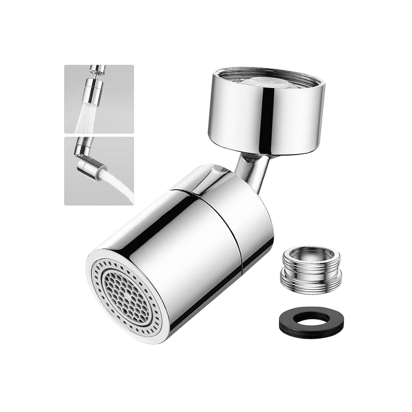 "360° rotirajući nastavak za slavinu s 2 načina ispuštanja vode – ušteda vode"