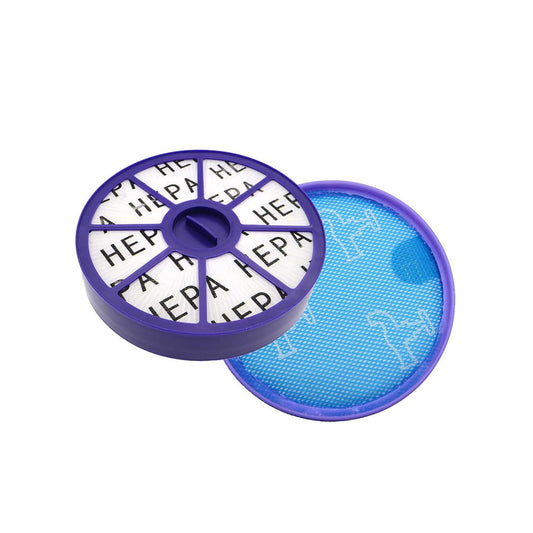 "HEPA i predmotorni filter za Dyson DC19, DC20, DC21, DC29 – zamjenski set 2 u 1 – pogled sprijeda"