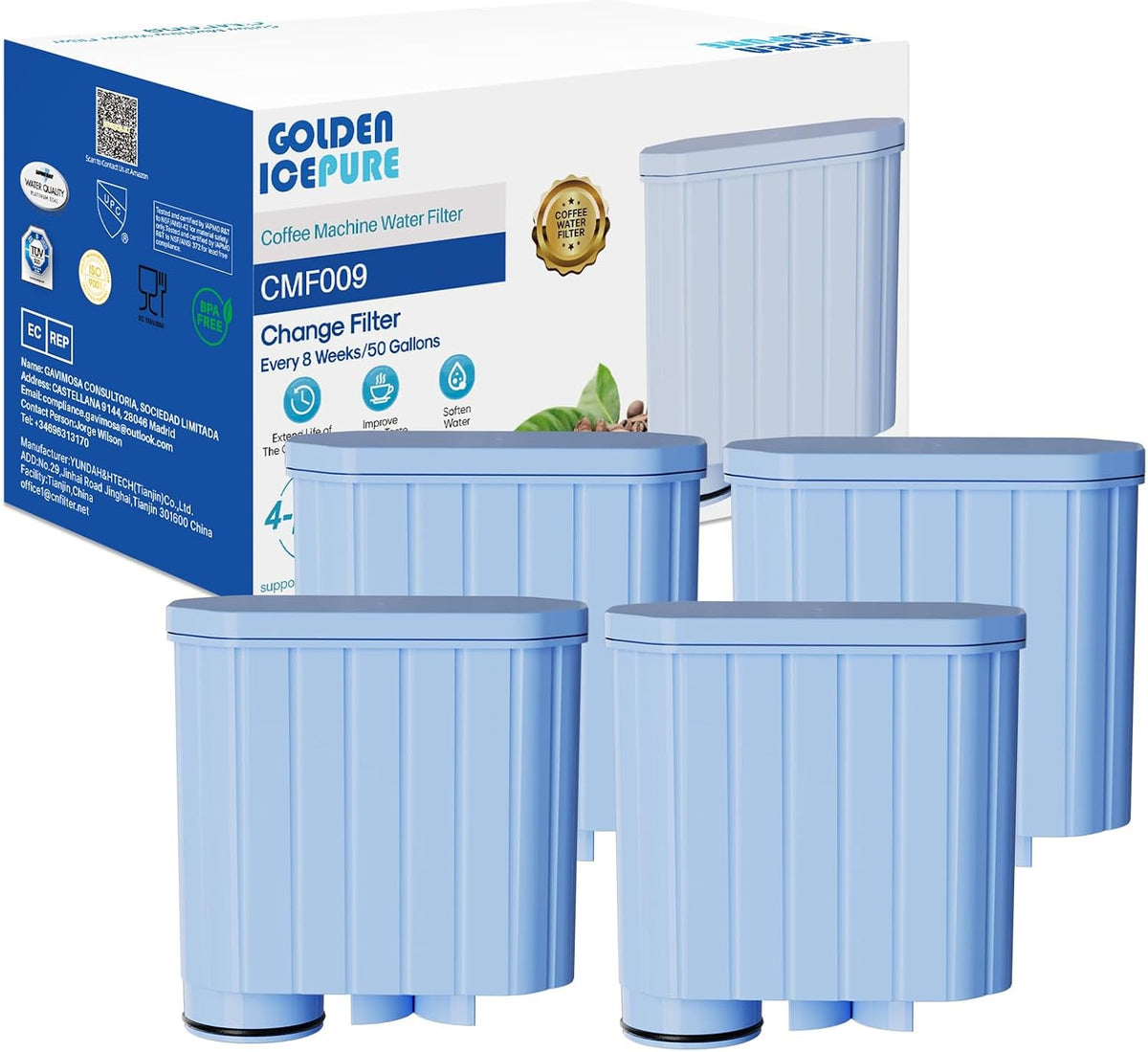 Filter za Vodu za Philips Aqua Clean i Saeco – CA6903/10, CA6903/22 - 4 Komada