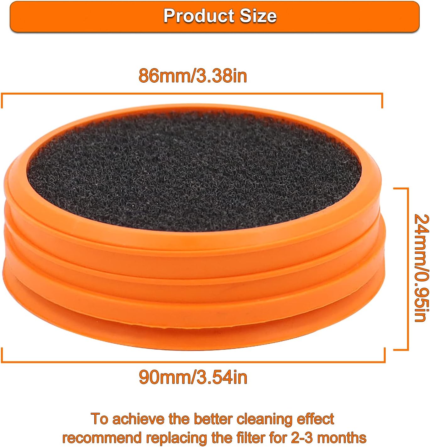 Dimenzije zamjenskog filtera za Philips SpeedPro/Aqua – precizno pristajanje