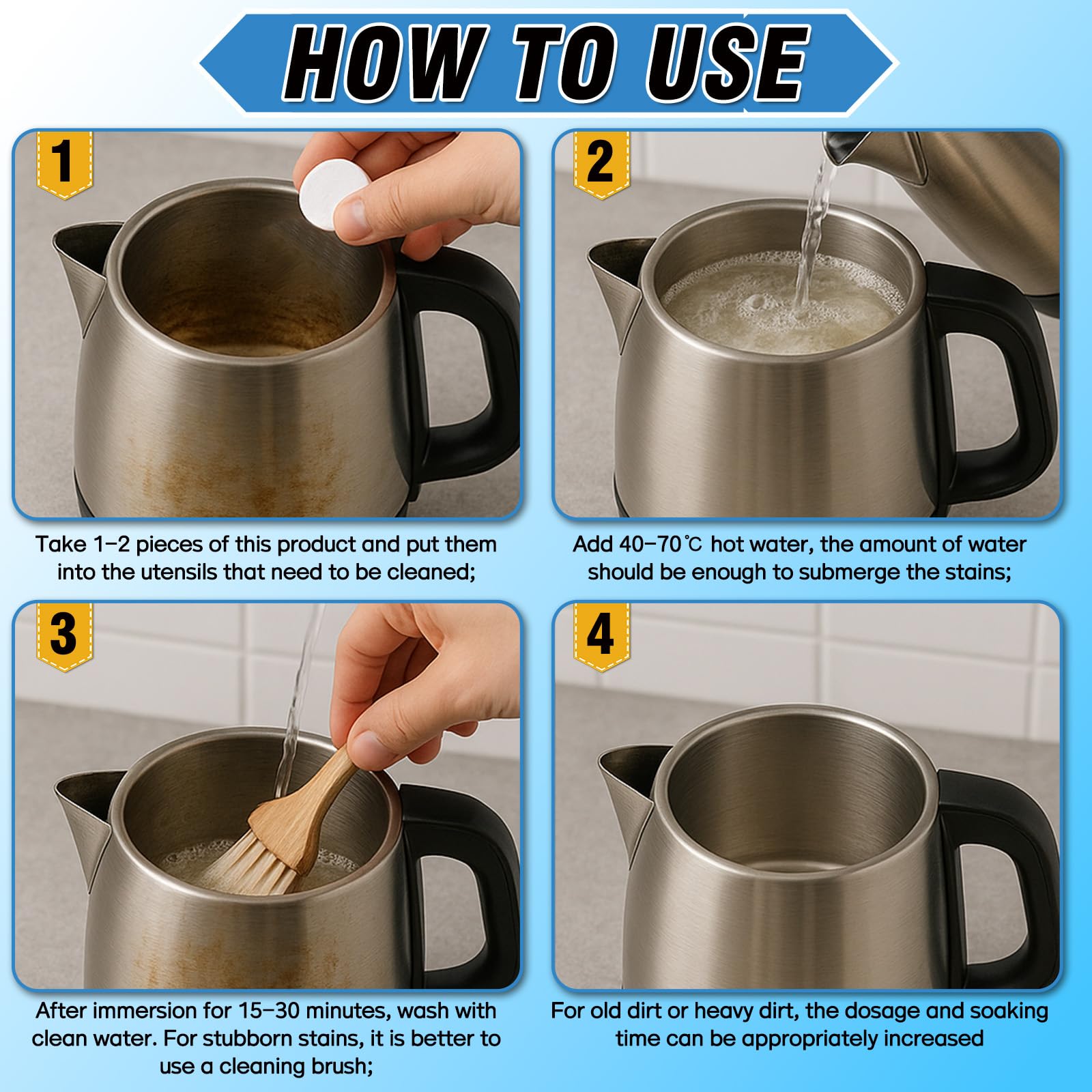 WANSIVE tablete za odstranjivanje kamenca - upute za korištenje