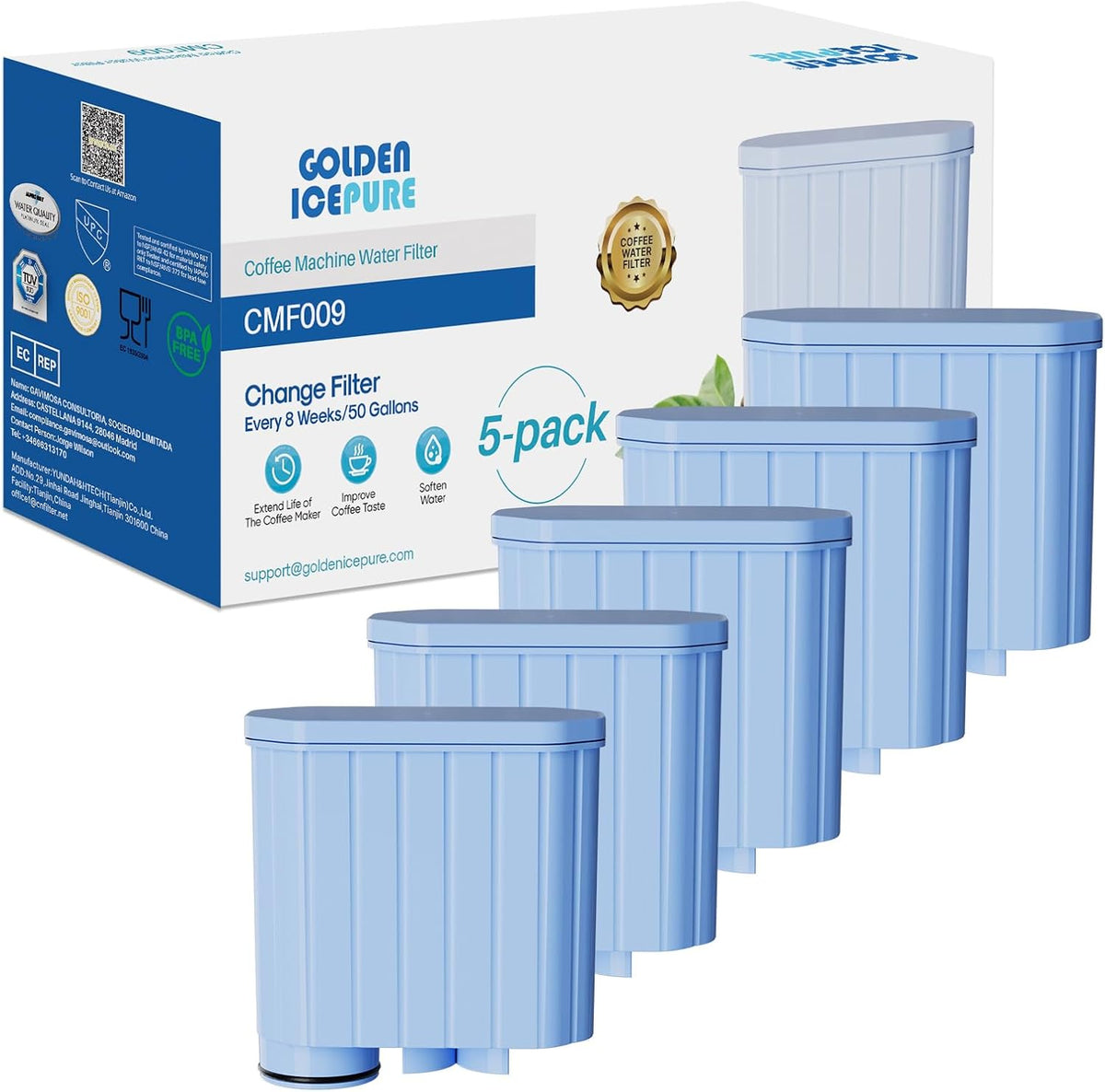 Filter za Vodu za Philips Aqua Clean i Saeco – CA6903/10, CA6903/22 - 5 Komada