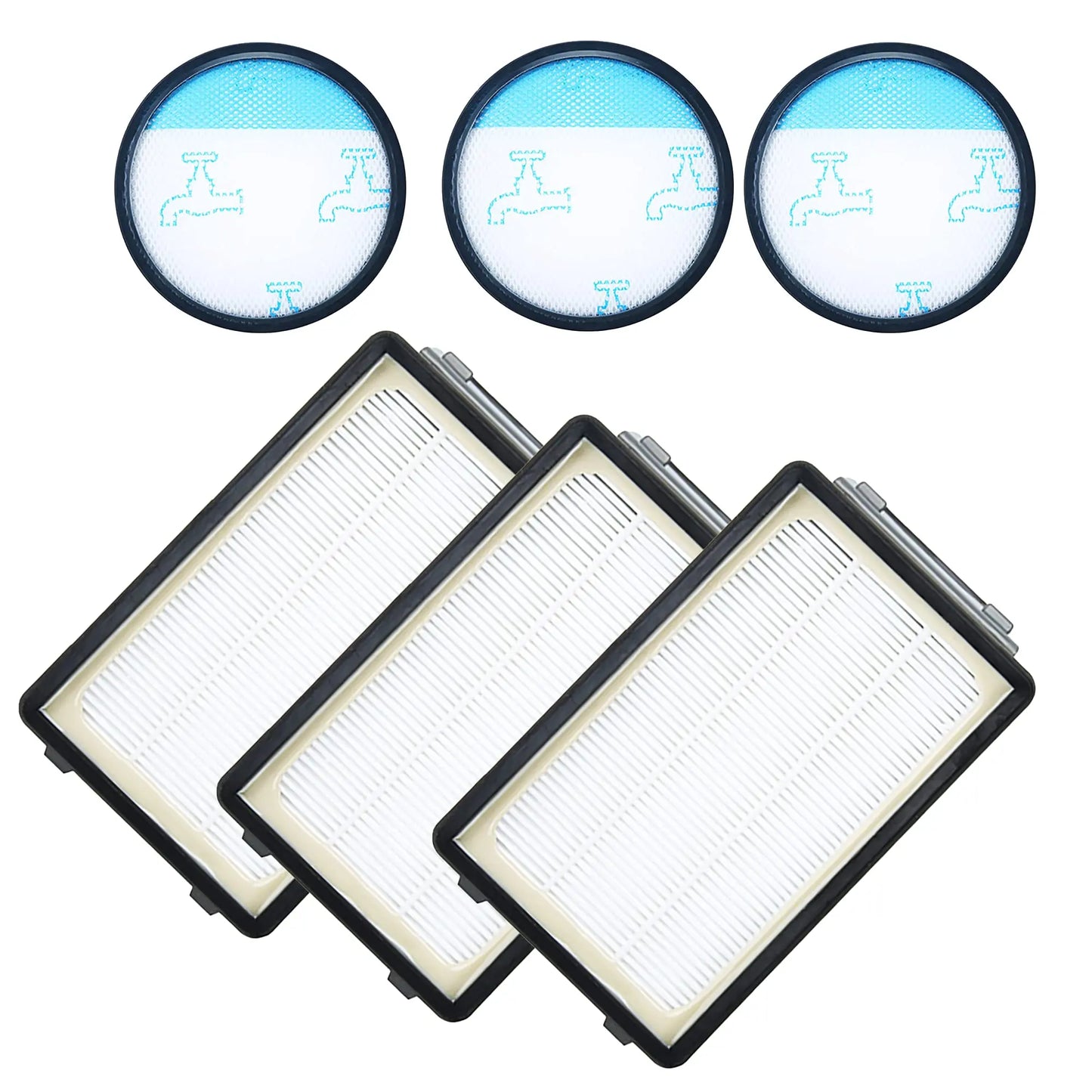 Komplet filtera za Rowenta, Tefal, Moulinex usisavače – pogled s više kuteva