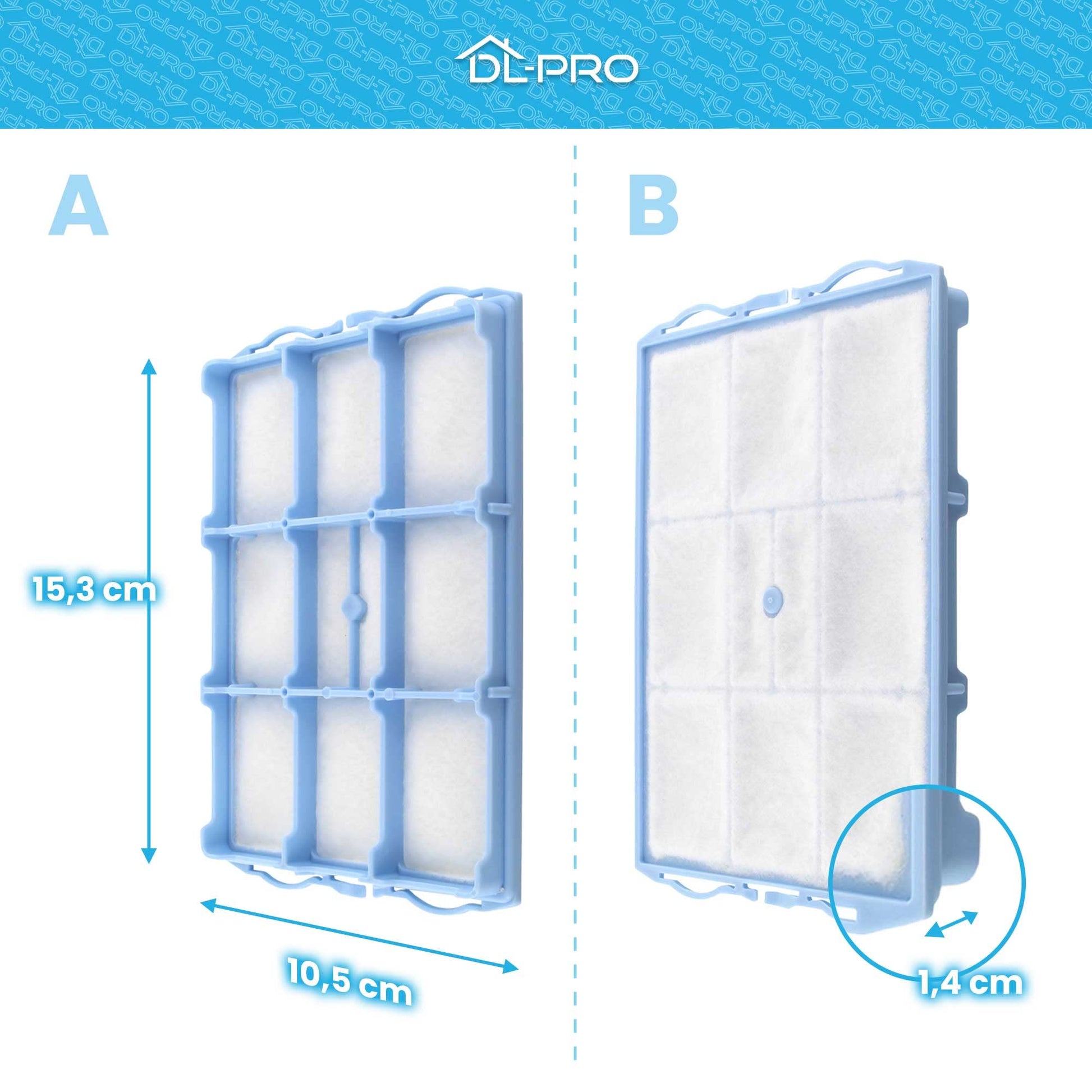 Zamjenski motorni filter – Bosch Siemens VZ01MSF - dimenzije