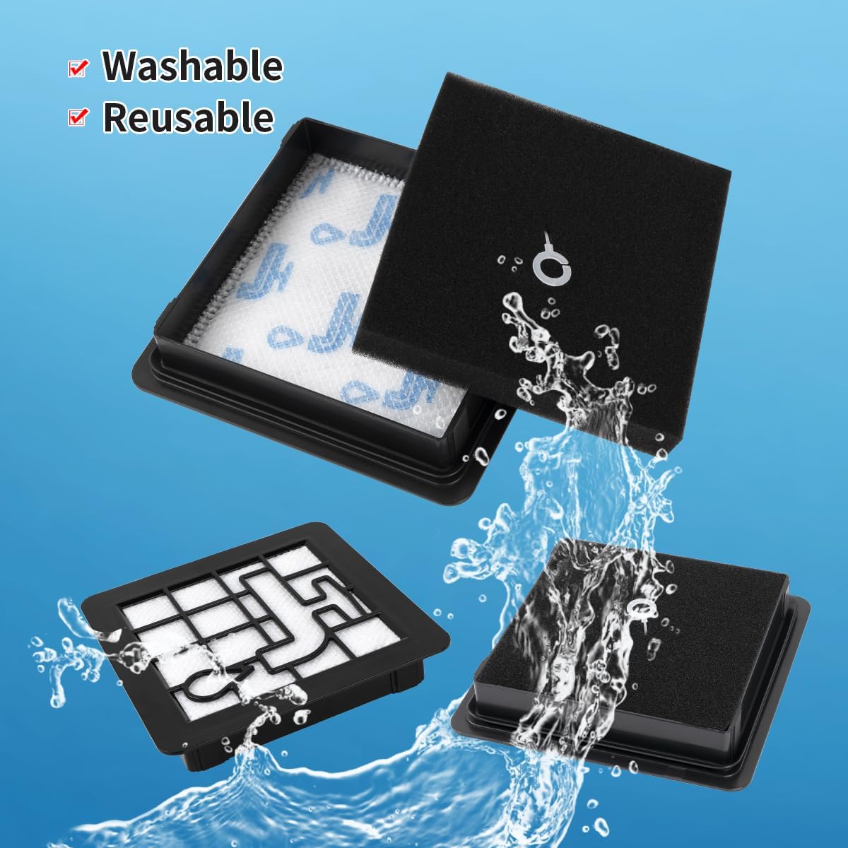 Zamjenski HEPA filter za Philips serija 2000 usisavače – periv u vodi