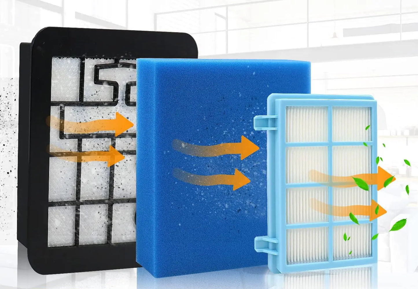 Zamjenski filteri za Philips PowerPro Compact i Active – Fishoney kompatibilni set